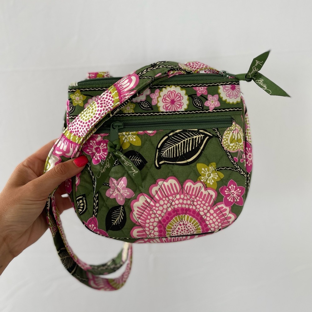 Olivia pink & green Vera Bradley Bag / Purse / Pouch